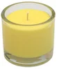 Žlutá svíčka ve skle MINNESOTA POPCORN YELLOW – 9 cm