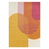 Žluto-oranžový koberec 80x150 cm Muse Orange Retro
