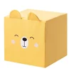 Žlutý dětský puf Rainbow Bear