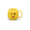 Žlutý keramický dětský hrnek LEGO® 255 ml