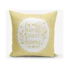 Žlutý povlak na polštář 45x45 cm Minimalist Cushion Covers