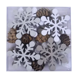 18 dekorativních vloček Ego Dekor