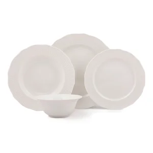 24dílná sada porcelánových talířů Kutahya Golden Era