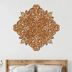3D Dřevěná Mandala Pozitivity 40 cm