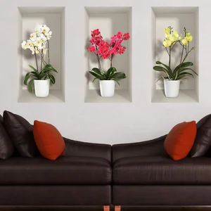 3D nálepky Orchids pro zeď