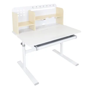 ADAN Rostoucí psací stůl, přírodní/bílá