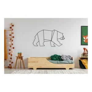 Adeko BOX 4 90 × 160 cm – dětská postel z borovicového dřeva