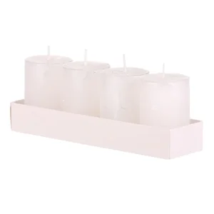 Adventní svíčky SVW1304 WT – sada 4 ks