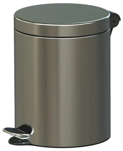Alda Nerezový pedálový odpadkový koš 5 l