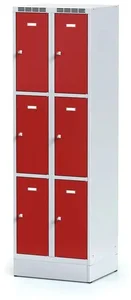 Alfa 3 Šatní skříňka s úložnými boxy a otočným zámkem