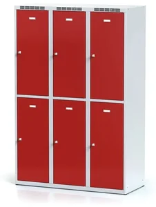 Alfa 3 Šatní skříňka s úložnými boxy a zámkem