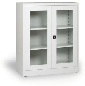 Alfa 3D Policová skříň s prosklenými dveřmi 1150x920x400 mm
