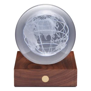 Amber stmívatelná stolní lampa se skleněným stínidlem (12 cm)