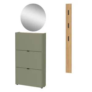 Ameca předsíňová sestava 101×200×22 cm taupe