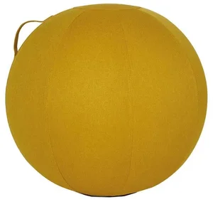 Anatomický balanční míč na sezení v zářivé žluté