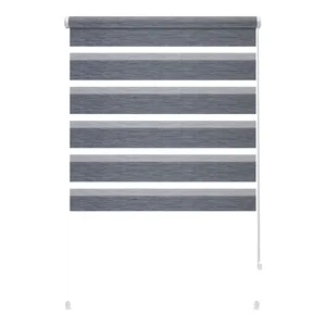 Antracitová roleta Zebra Silvalin 72,5x150 cm