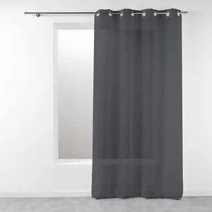 Antracitová záclona Telma 140x280 cm