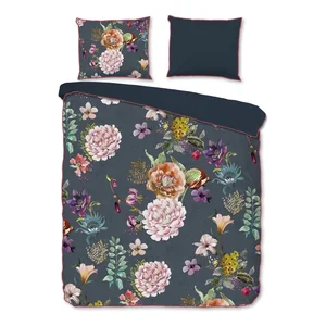 Antracitové prodloužené povlečení pro dvoulůžko 240x220 cm – Parma Descanso