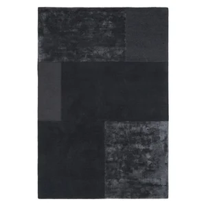 Antracitový koberec Asiatic Carpets Tate Tonal Textures 160x230 cm