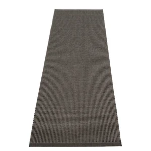 Antracitový vnitřní i venkovní koberec 70x240 cm Emm Black Linen