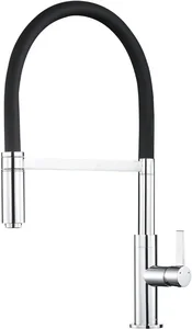 Aquastone AQ 9981 – Chromová a Černá Tlaková Sprchová Hlava