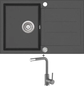 Aquastone ATLAS 40 a AQ 5581 v tmavě šedé