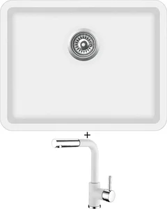 Aquastone NEO 60 U a AQ 5591 - Bílá sada