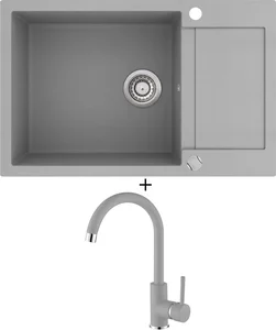 Aquastone QUADRA 80 a AQ 5561 šedá