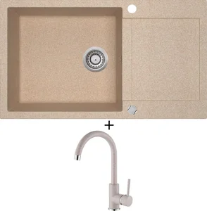 Aquastone QUADRA 90 a AQ 5561 Písková