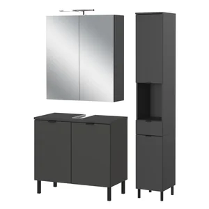 Arcena Antracitová koupelnová sestava Germania