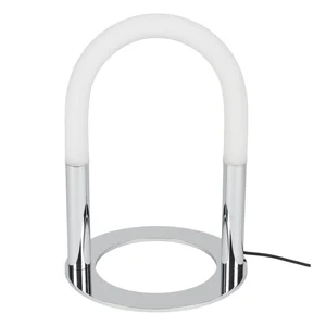 Arch – Zuiver kovová stolní LED lampa se stmíváním, stříbrná, 36 cm