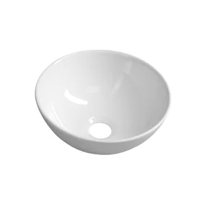 Aster: bílé keramické kulaté umyvadlo Ø 28 cm (Sapho)