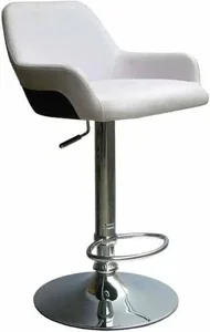 ATAN Barová židle 2-84 černá/oranžová