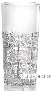 Aurum Crystal Broušené sklenice 350 ml, sada 6 ks