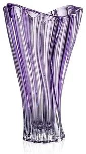 Aurum Crystal Plantica váza Amethyst 320 mm