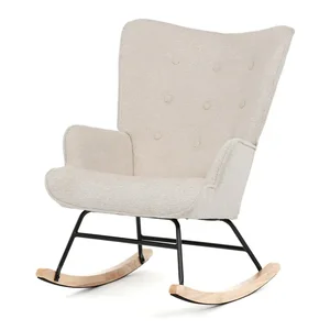 Autronic AK-373 CRM2 Houpací křeslo s béžovým čalouněním