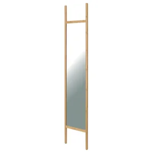 Autronic AZR-B028 NAT, zrcadlo 40×180 cm, bambus, přírodní