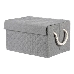 Autronic DT3003 GREY – látkový regálový box s uchy