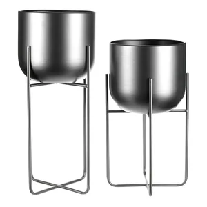 Autronic FA5005 – Set 2 kovových stojanů na květiny