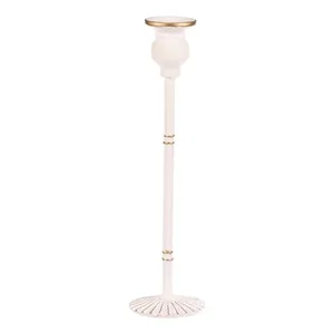 Autronic kovový svícen 30 cm FUP543 – bílý