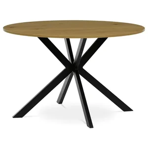 Autronic kulatý jídelní stůl HT-F4120 OAK