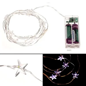 Autronic LED řetěz s časovačem a hvězdičkami