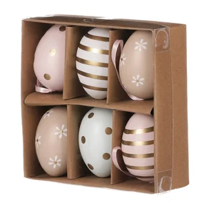 Autronic plastová vajíčka v krabičce 6 ks VEL7001