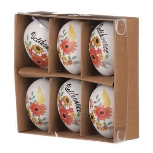 Autronic plastová velikonoční vajíčka v krabičce (6 ks) VEL7009