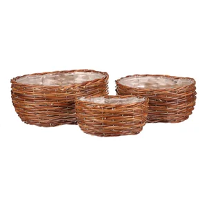 Autronic Proutěný obal na květiny PRP300 – sada 3 ks