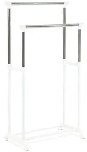 Autronic stojan na šaty 83488 WT – bílá/chrom