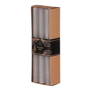 Autronic SVT500 Šedé svíčky, balení 6 ks