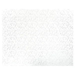 Autronic UBR096-4 Ubrus 130×160 cm – stříbrně bílý s vánočním vzorem