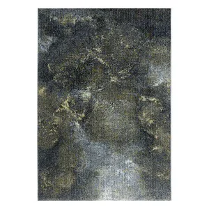 Ayyildiz Ottawa 4203 – Kusový koberec 80×150 cm, žlutá/šedá