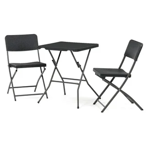 AZS-L2161 Skládací zahradní set šedý